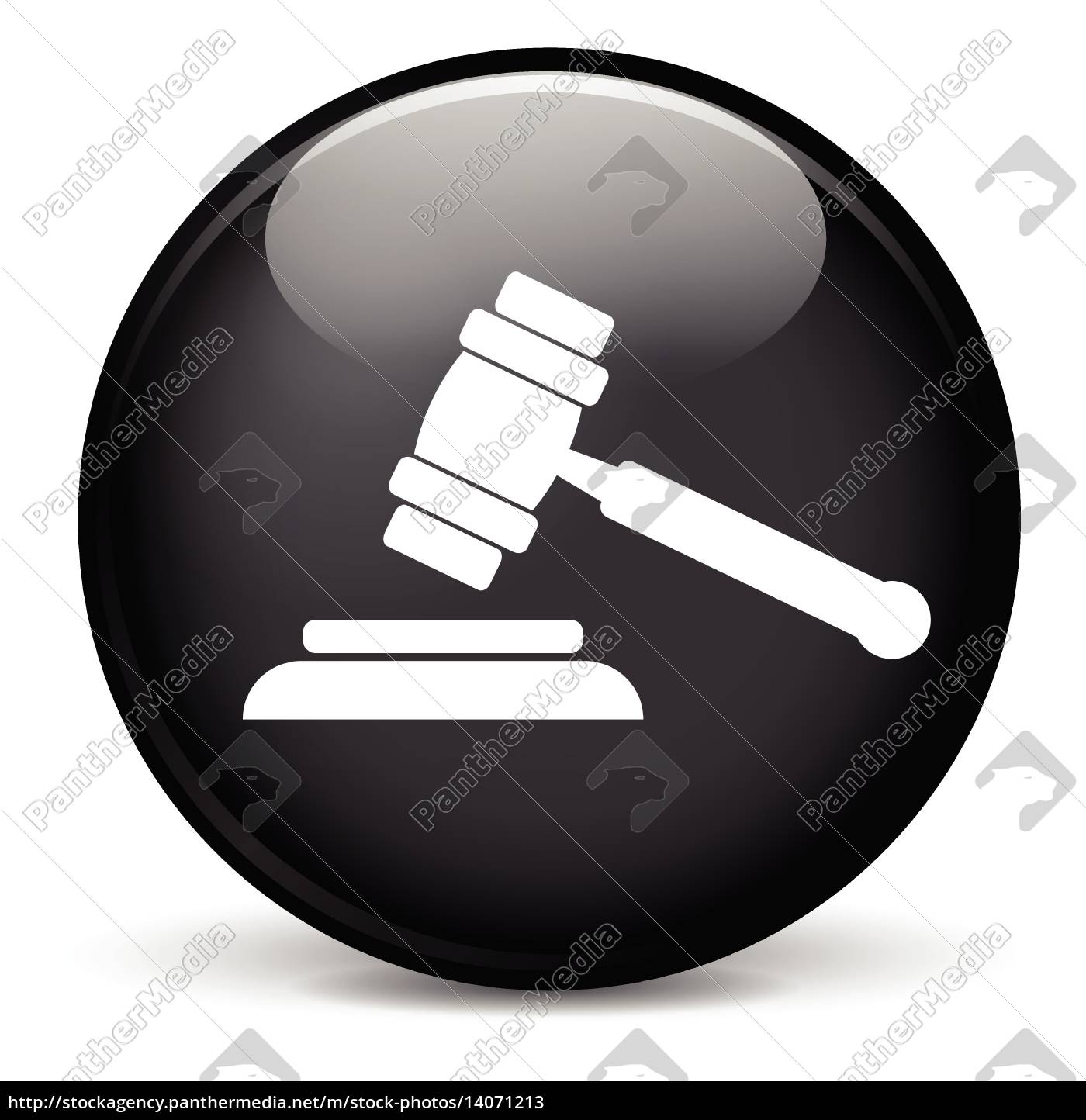 Law Icon Stock Photo Panthermedia Stock Agency