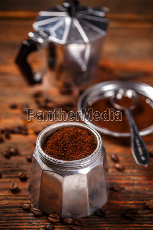 Old coffee maker Stock Photo by grafvision